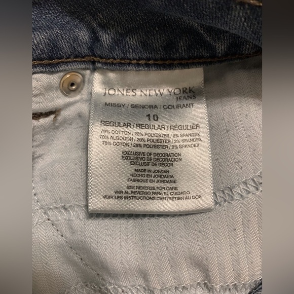 Jones New York Jeans size 10 - Picture 6 of 9